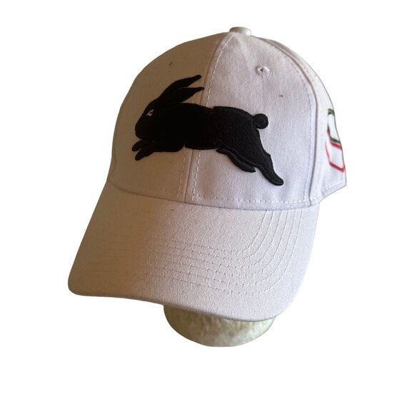 Crown Resorts Black Rabbit White Hat Adjustable - Picture 1 of 7